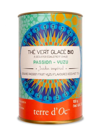 Thé vert glacé passion/yuzu bio de Nature & découvertes