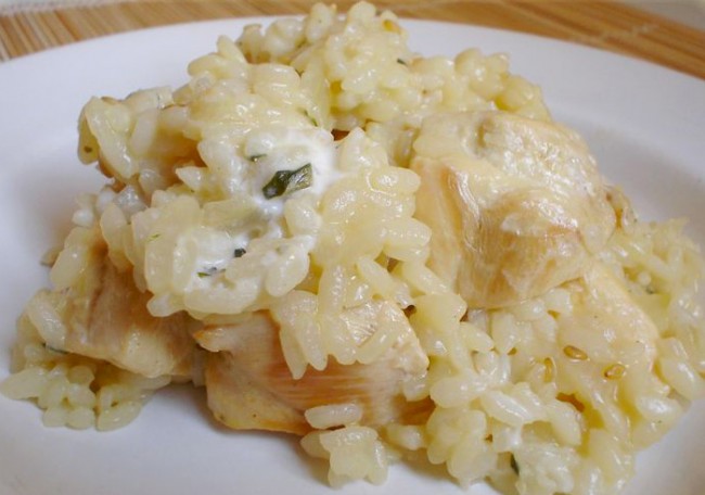 Ma recette de risotto au poulet sans robot